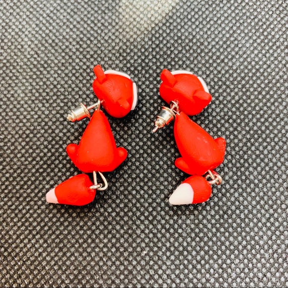 3D Cute Fox 🦊 Earring Earrings Ear Studs - Picture 5 of 5
